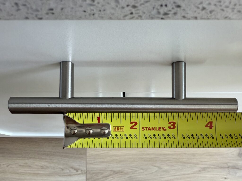 center to center measurement kitchen cabinet hardware replacement